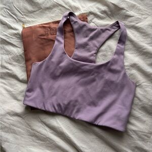 Girlfriend collective Paloma sports bra lilac purple size medium